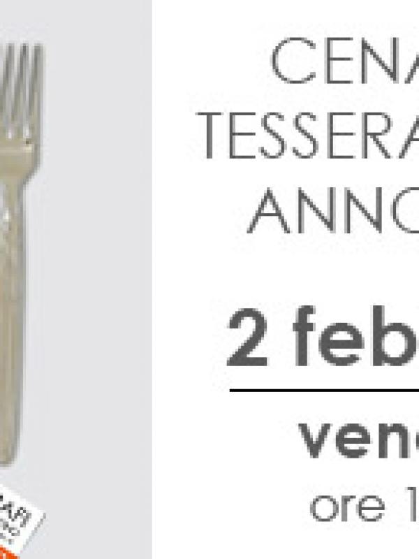 CENA PER TESSERAMENTO